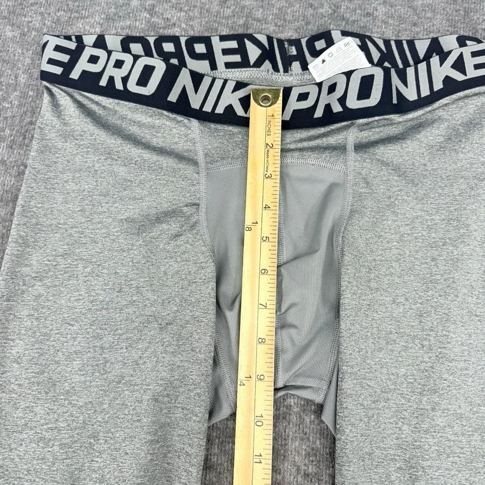 Nike Dri Fit Pro Compression‎ Pants Mens Size 2xl Gray